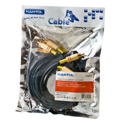 Cavo RCA Hantol 1.5 Metri: Scopri l'Affidabile CCRCA01