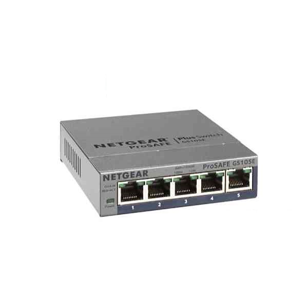 Switch Netgear GS105E-200PES 5 Porte Managed | Professionale