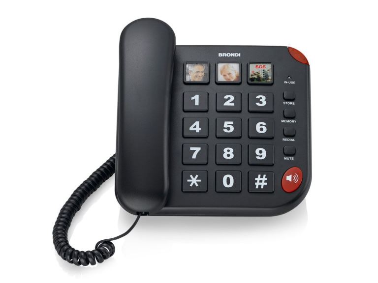 Telefono Fisso Brondi Bravo 15 Nero | Scopri l'Offerta