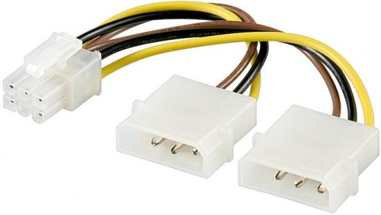 Cavo sdoppiatore Molex a 6 pin per scheda video - Affidabile