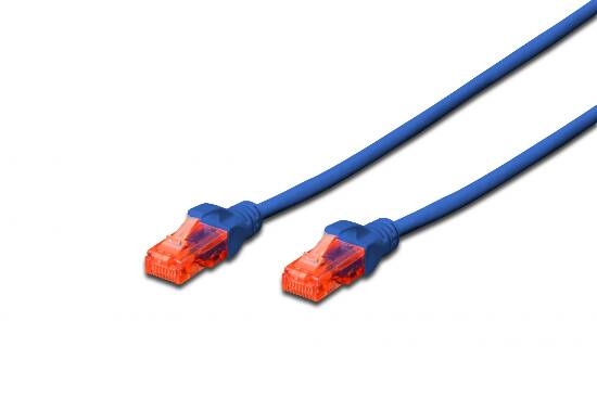 Cavo di Rete Digitus Cat.6E 0,5m Blu | Offerta Omnicenter