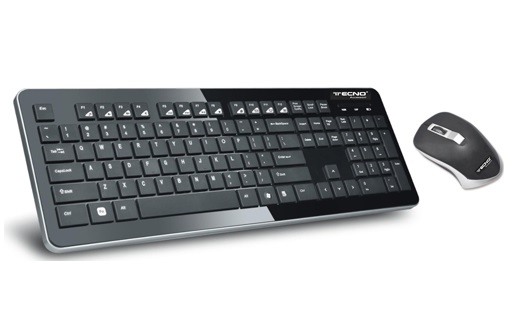 Kit Tastiera e Mouse Wireless Tecno TC-920W | Affidabile