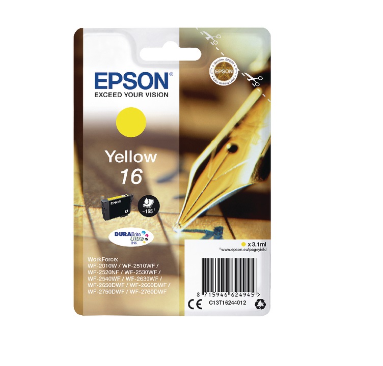 Originale Cartuccia Epson 16 Gialla C13T16244012 | Omnicenter