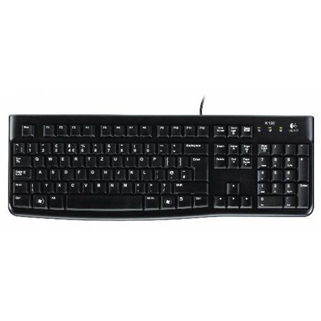 Tastiera Logitech K120 USB Nera | Affidabile | Omnicenter