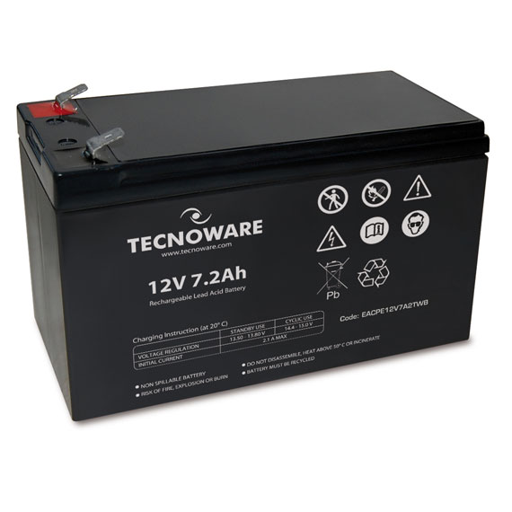 Batteria ricaricabile Tecnoware 12V 7,2Ah | Affidabile