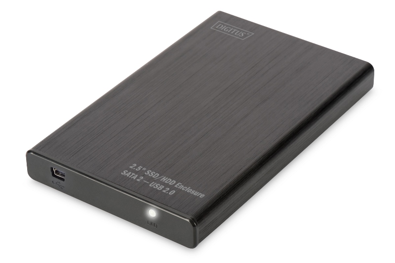 Box Esterno 2.5 SATA USB 2.0 Digitus Nero | Affidabile