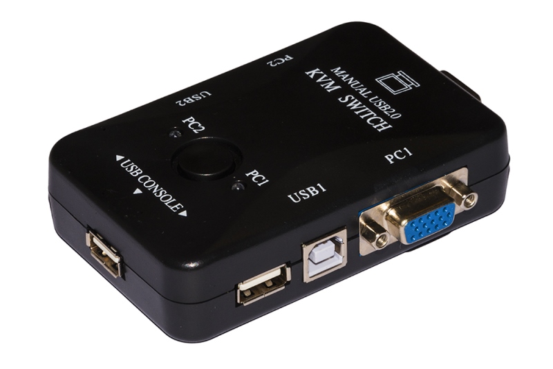 Switch KVM Link 2 PC VGA e USB Originale | Omnicenter