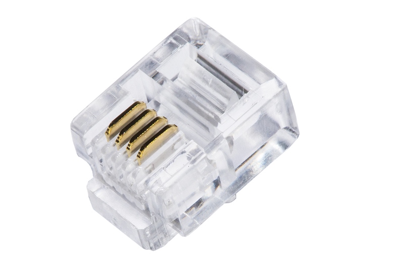 Connettore RJ11 Link 100 Pz: Affidabile per Telefonia LKPL64
