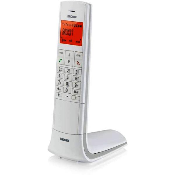 Telefono Cordless Brondi Lemure Bianco | Affidabile