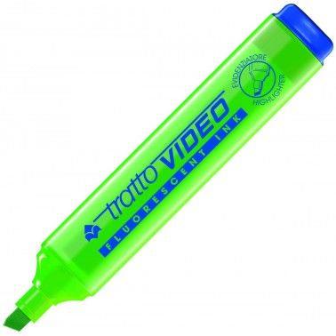 Evidenziatore Tratto Video Verde 12Pezzi | Offerta Omnicenter
