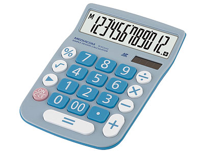 Calcolatrice Mediasom 12 Cifre DC2645C | Affidabile