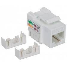 Frutto Keystone Jack RJ45 UTP Cat.5e Bianco Mach Power | Affidabile