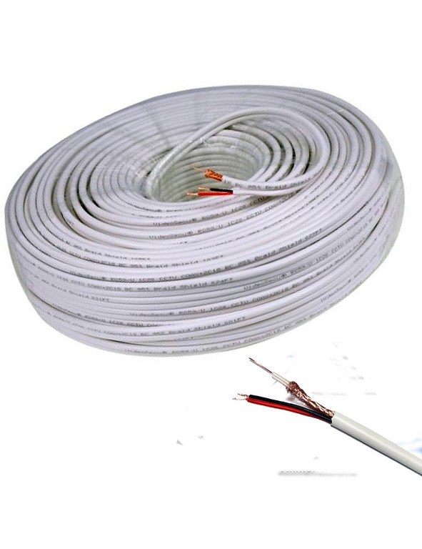 Cavo RG59 più Alimentazione 100m Mach Power | Professionale