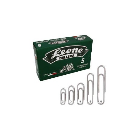 Fermagli in Metallo N.5 Leone 100 Pezzi | Offerta