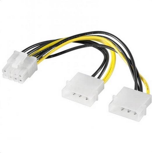 Cavo Digitus Molex a PCI-E 8 Pin Professionale | Omnicenter