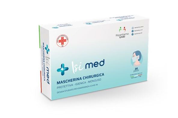 Mascherina Chirurgica ISIMED 20 Pezzi | Affidabile Omnicenter