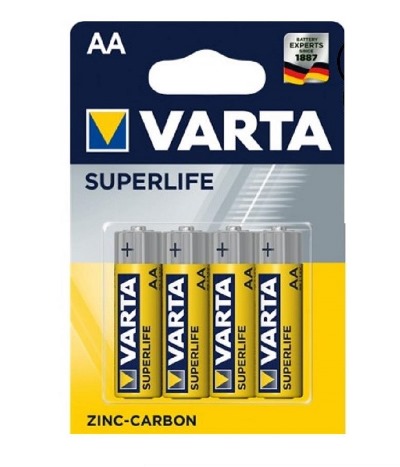 Batterie Stilo Varta Superlife AA 4 Pezzi | Offerta Omnicenter