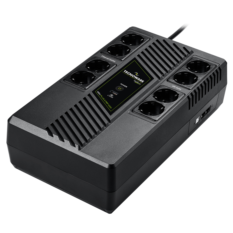 Affidabile UPS Tecnoware Era Plus Strip 1000VA 700W Schuko