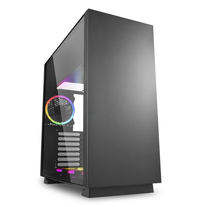 Case Gaming Sharkoon Pure Steel Black RGB Vetro Temprato Offerta