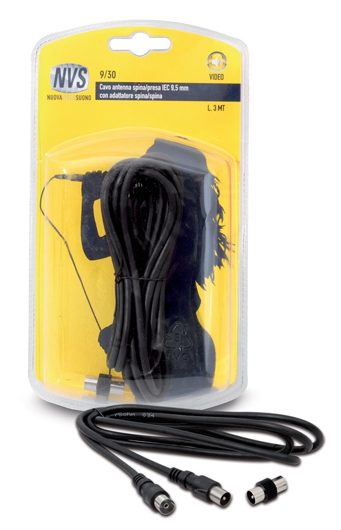 Cavo Antenna TV 3 Metri NVS: Offerta Imperdibile