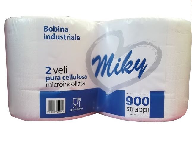 Rotoloni in Cellulosa 900 Strappi Miky | Conveniente