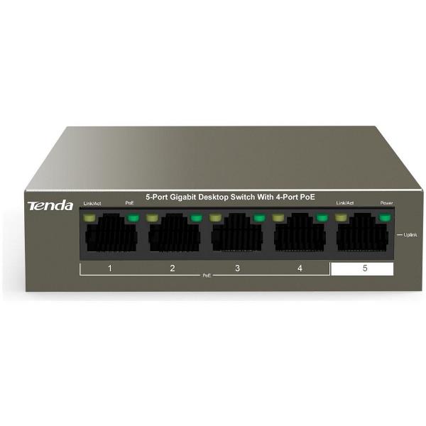 Switch di rete Tenda TEG1105P-4-63W PoE Professionali
