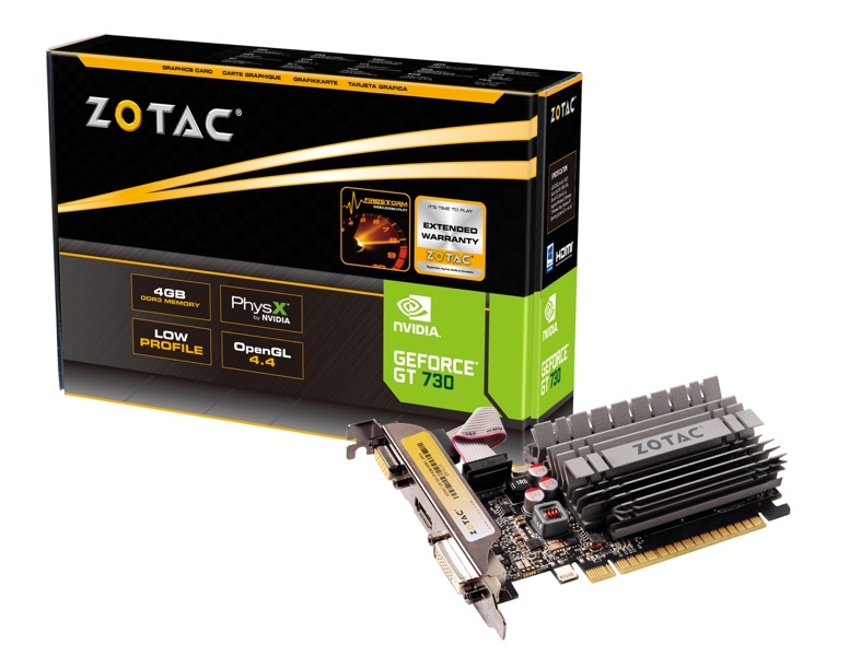Zotac GeForce GT 730 4GB: Offerta Scheda Video Passiva