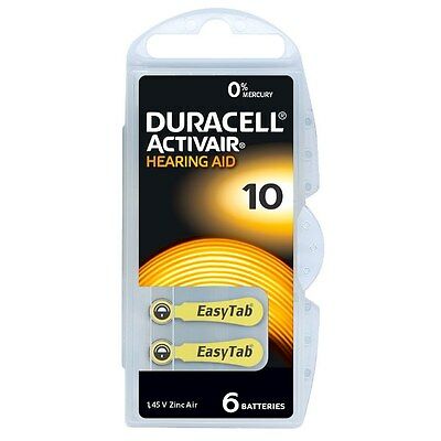 Batterie Duracell Formato 10 Apparecchi Acustici | Originale