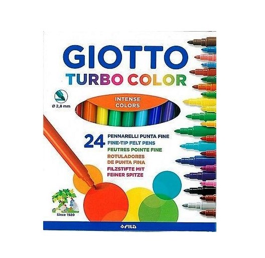 Pennarelli Giotto Turbocolor 24 Pezzi Fila | Offerta