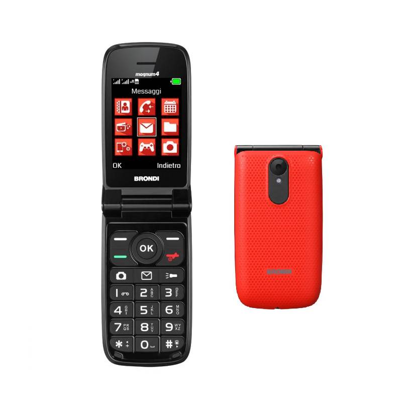 Brondi Magnum 4 Dual Sim Rosso | Offerta Cellulare Flip