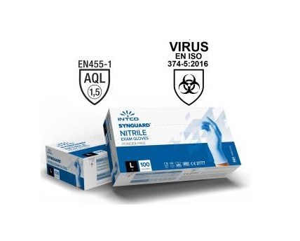 Guanti in Nitrile Intco Taglia L 100pz | Professionale