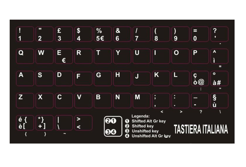 Adesivi Tastiera Italiana Notebook: Offerta Imperdibile