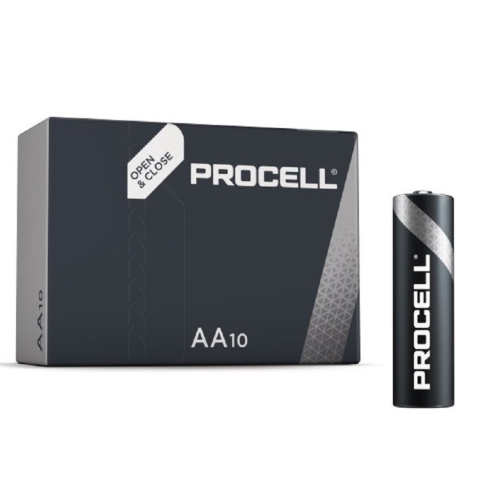 Batterie Duracell Procell AA 1.5V: Confezione Offerta 10 Pezzi