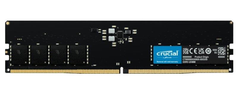 Memoria RAM Crucial 16GB DDR5 4800MHz | Affidabile