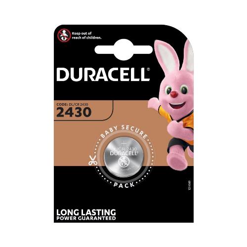 Batteria Duracell CR2430 3V Litio: Originale e Affidabile