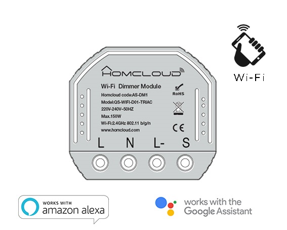 Modulo Dimmer Wi-Fi Homcloud AS-DM1 | Offerta Imperdibile