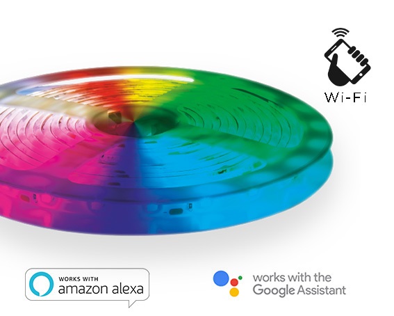 Offerta Homcloud Striscia LED Wi-Fi 3M RGB e Bianco Caldo