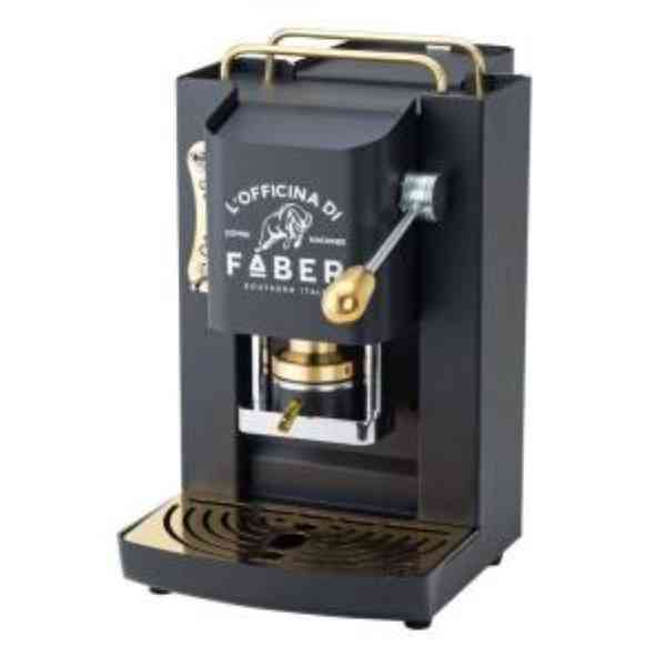 Macchina Caffè a Cialde Faber Pro Deluxe Nero Opaco | Offerta