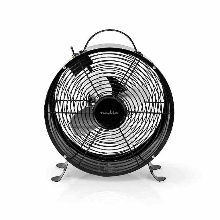 Ventilatore da Tavolo Nedis 25cm Nero: Offerta Imperdibile