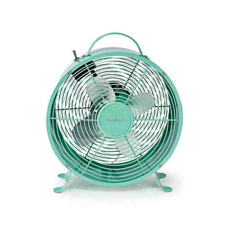 Ventilatore da Tavolo Nedis Turchese 25cm | Offerta