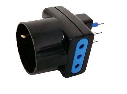 Adattatore Presa 3 Posti Propart Schuko Nero | Affidabile
