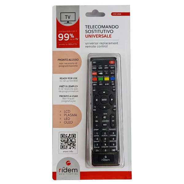 Telecomando Universale Ridem CRC UNB | Affidabile