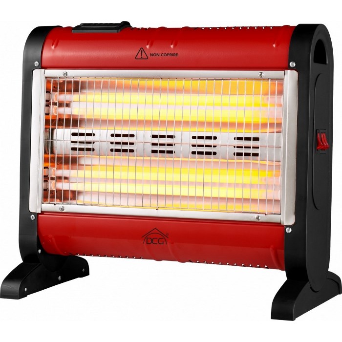 Stufa Elettrica al Quarzo DCG SA9424 1600W | Offerta Omnicenter