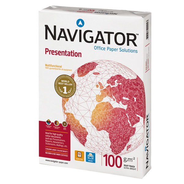 Carta A4 Navigator Presentation 100g 500 Fogli Professionale