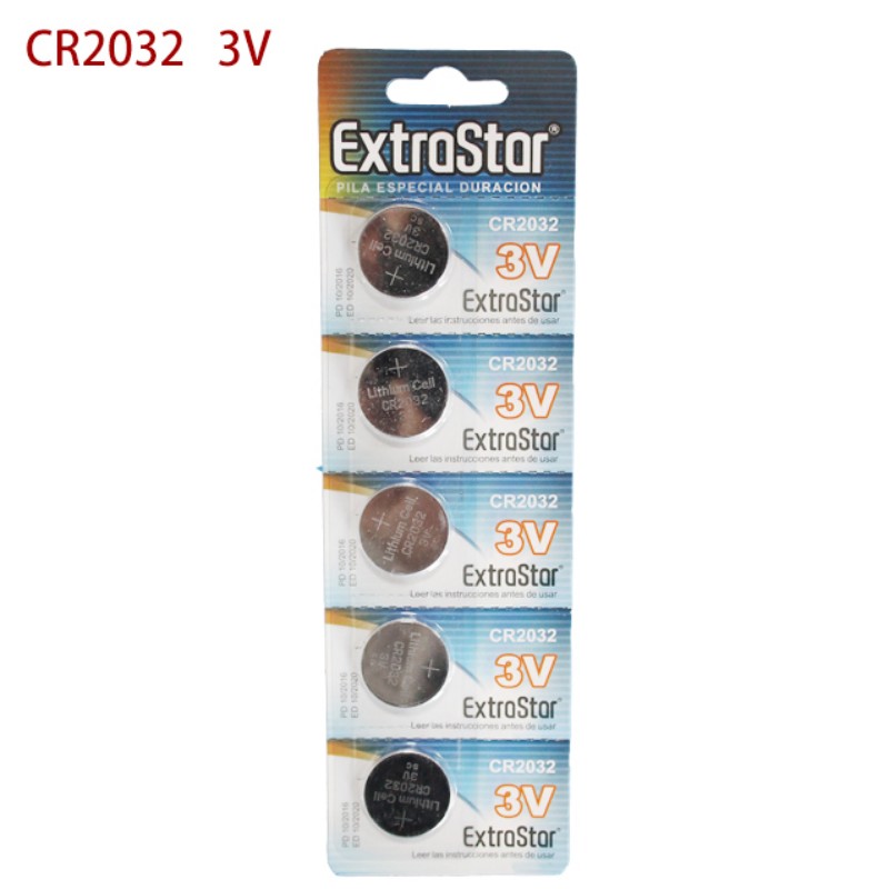 Batterie CR2032 Extrastar Offerta 3V Litio 5 Pezzi