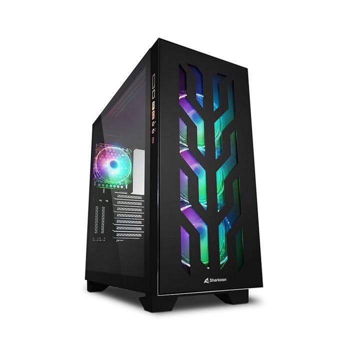Case Sharkoon CA300T Black ATX RGB | Scopri l'Offerta