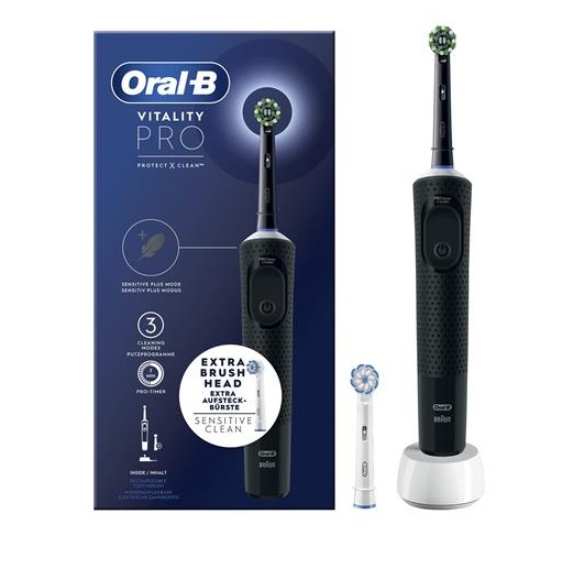 Spazzolino Elettrico Oral-B Vitality Pro Nero | Professionale