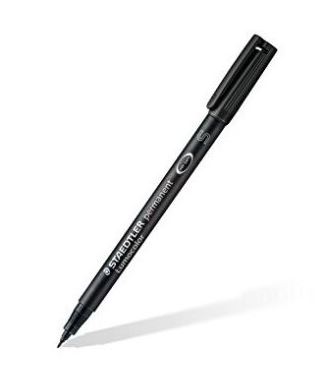 Marcatore Staedtler Lumocolor Permanent Nero 0.4mm | Professionale