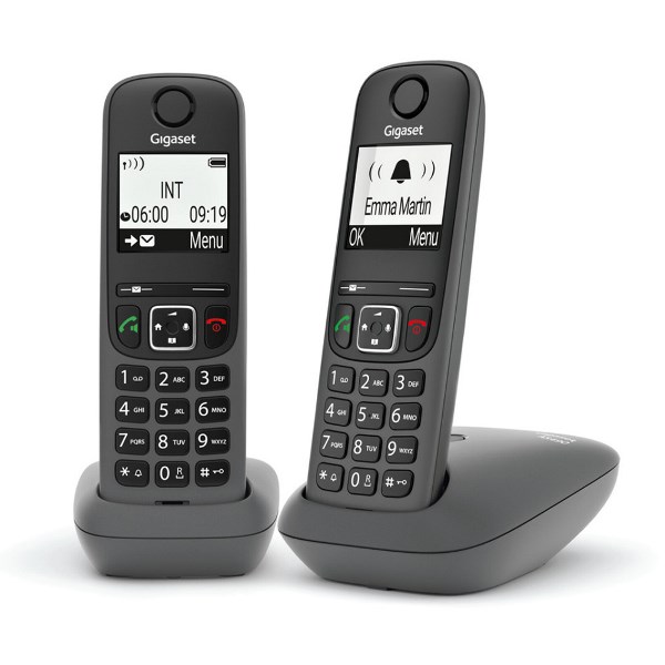 Telefono Cordless Siemens Gigaset AS490 Duo Nero | Offerta