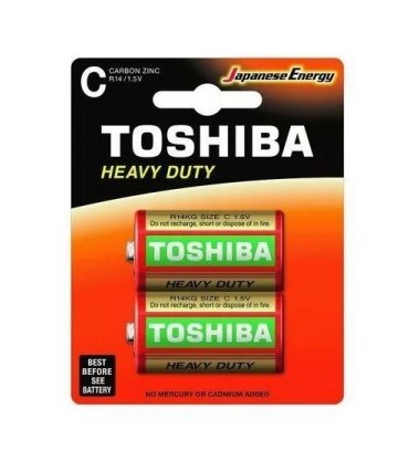 Batterie Toshiba R14 C 1.5V 2Pz Originali | Omnicenter